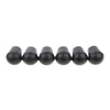 6 Pieces Rubber Tip For Cane Walking Stick Crutches Chair 3/4 inch Black