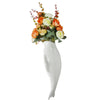 Fish Ceramic Wall Hanging Plant Vase Mural For Hotel Cafe Decoration Style C