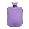 1000ml PVC Leakproof Cold Hot Water Bottle Bag Pouch with Cover Purple 02