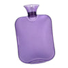 1000ml PVC Leakproof Cold Hot Water Bottle Bag Pouch with Cover Purple 02