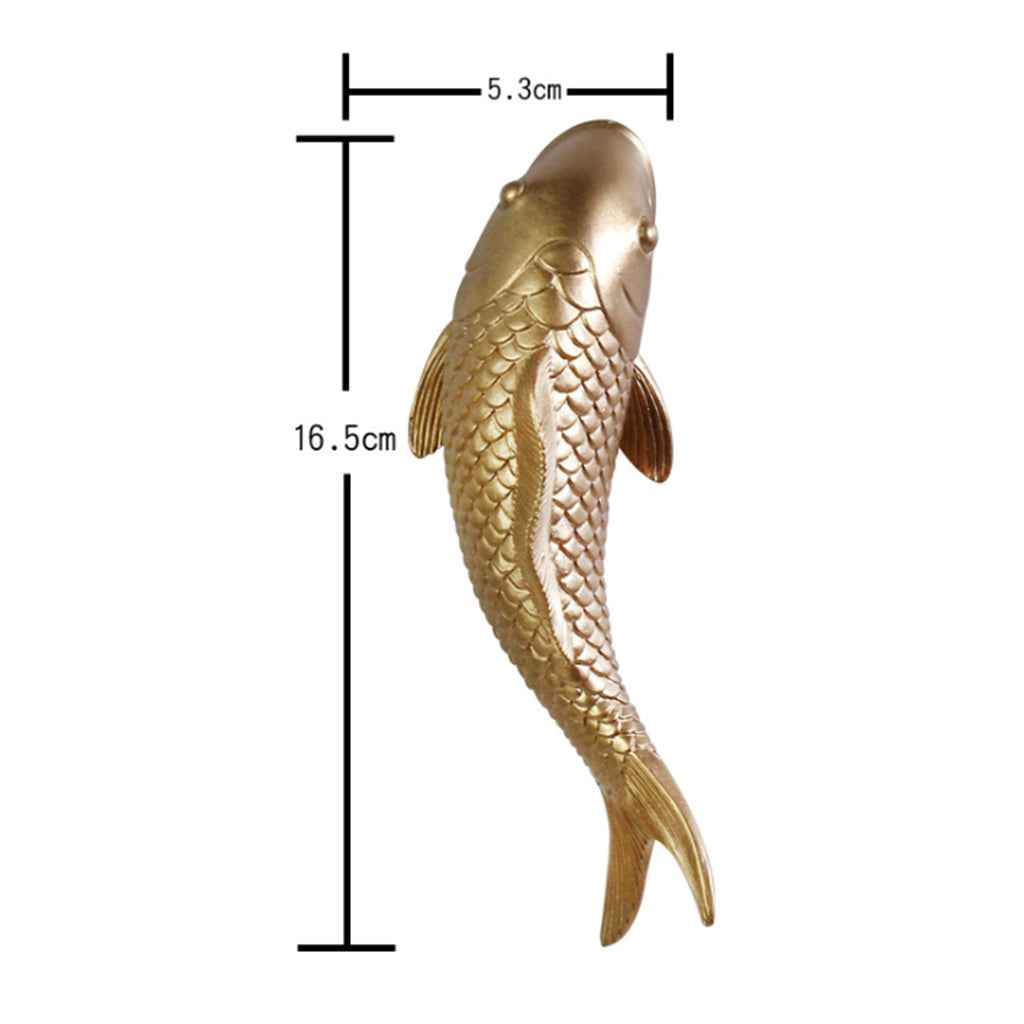 Resin Wall Decoration Ornament for Home Background Wall Decor Carp Right