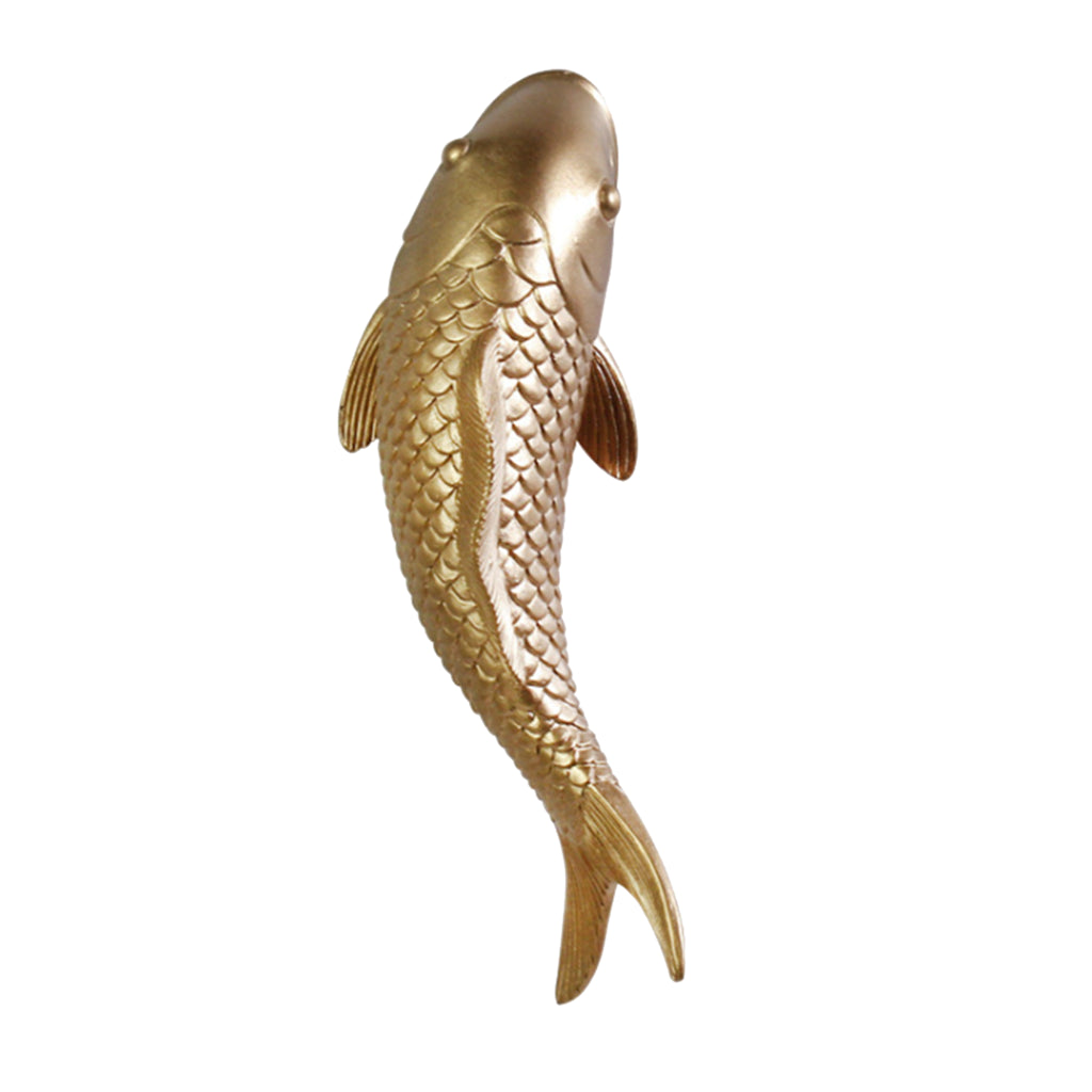 Resin Wall Decoration Ornament for Home Background Wall Decor Carp Right