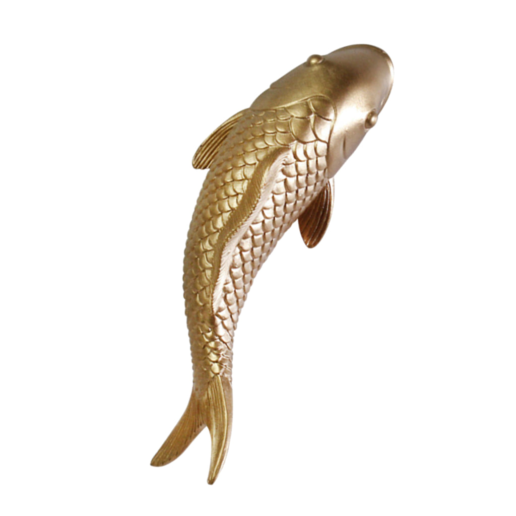 Resin Wall Decoration Ornament for Home Background Wall Decor Carp Right