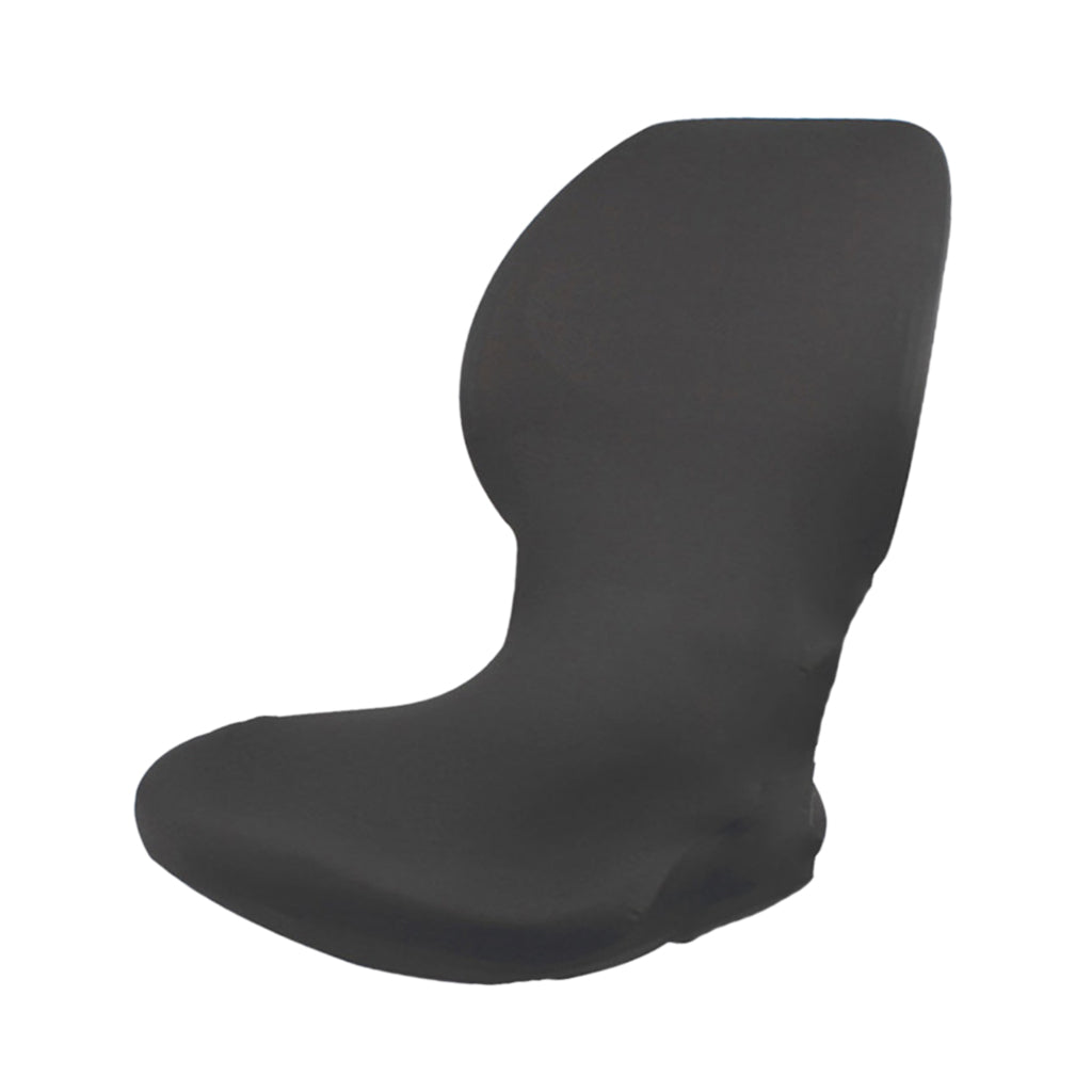 Elastic Swivel Computer Chair Cover Office Seat Slipcover Protector DarkGrey