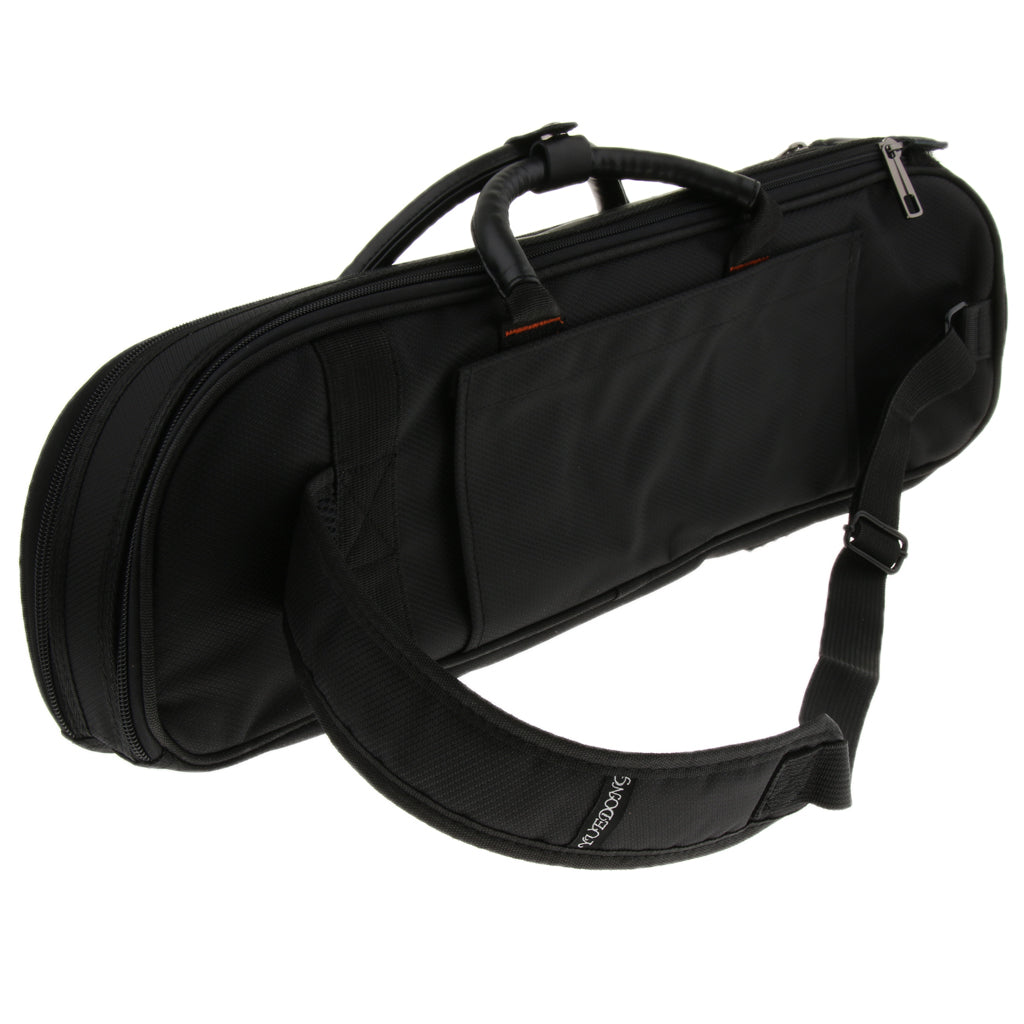 Comfortable Adjustable Shoulder Strap Trumpet Padded Gig Bag Big Case Black