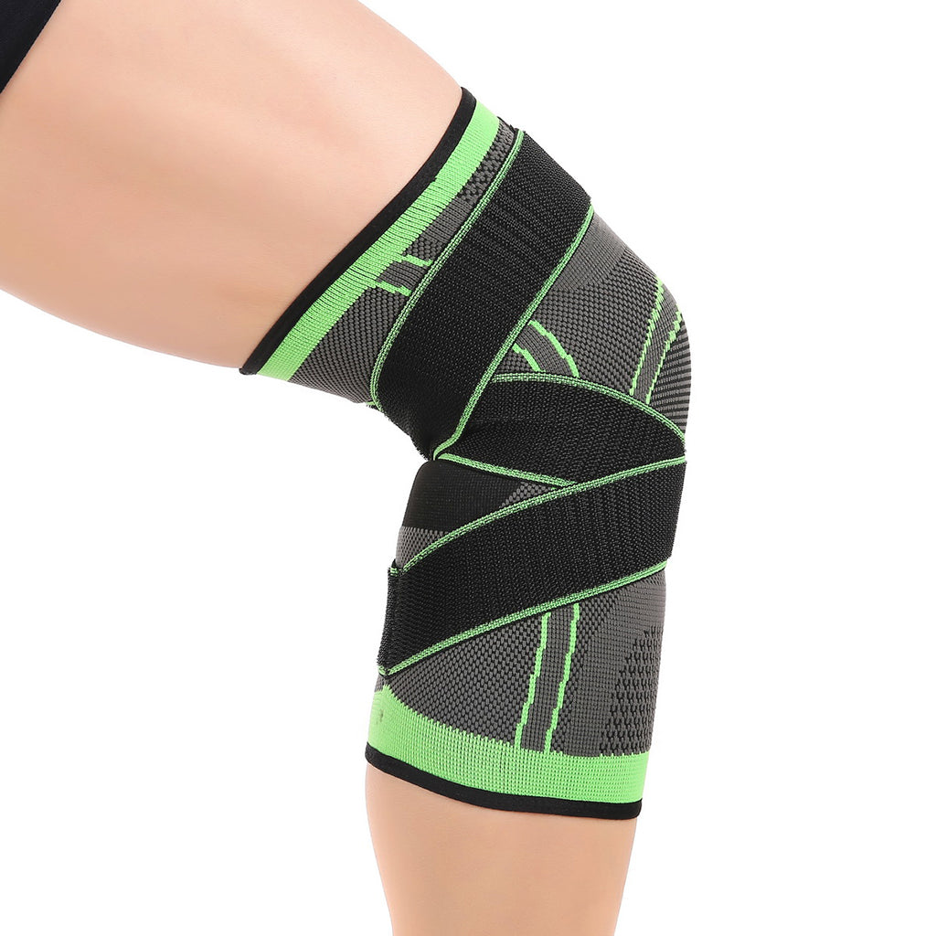 Breathable Knee Compression Sleeve Support Brace Guard Protector Wrap M