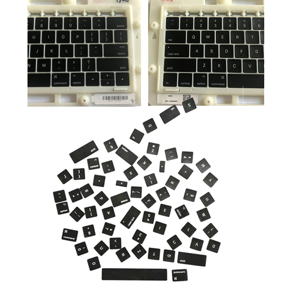 1 Set Keycaps US Layout for Macbook Pro Retina 13" 15" A1706 A1707