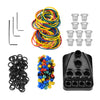 Load image into Gallery viewer, Silicone Tattoo O-rings Rubber Bands Needle Grommets Nipples Tattoo Part Set