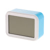 Digital Voice Alarm Clock with LCD Display Backlight Calendar Snooze  Blue