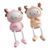 Resin Craft Hanging Foot Ornament Desktop Figurines 2pcs Deer