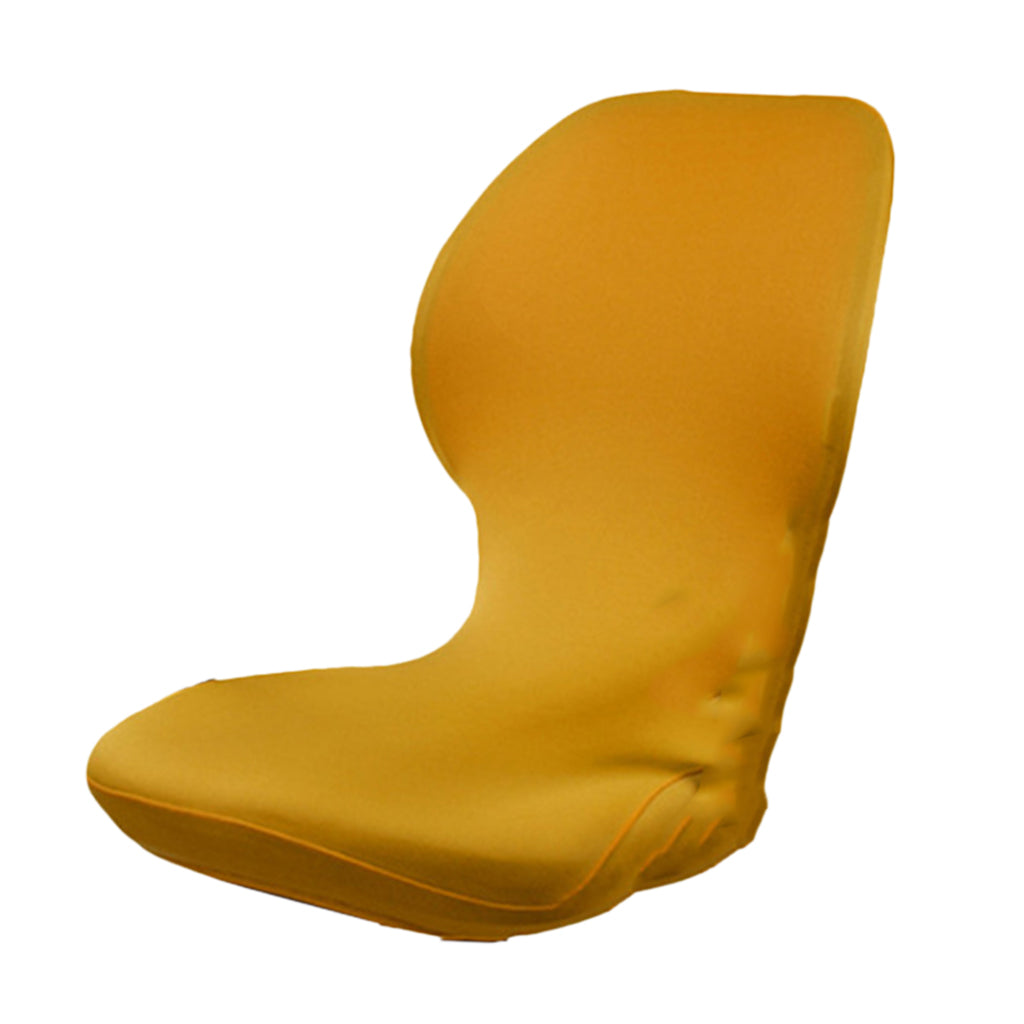 Elastic Swivel Computer Chair Cover Office Seat Slipcover Protector - Golden