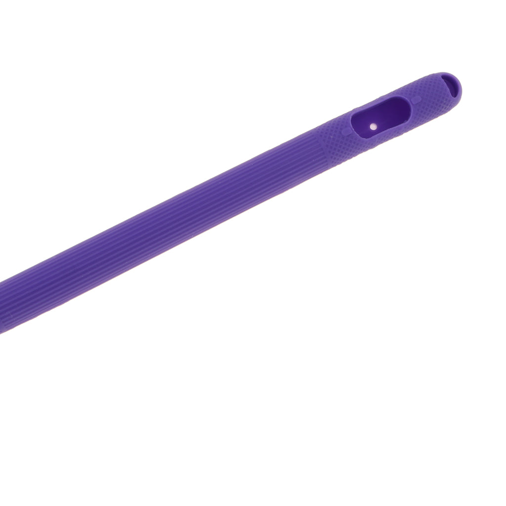 Slim Silicone Case Stand With Cap Keeper Holder for Apple Pencil Purple