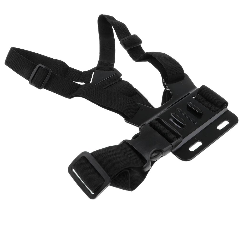 Chest Mount Harness Strap Holder with Phone Clip Horizontal+Vertical Shot