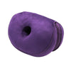 Memory Foam Donut Ring Waist Cushion Seat Chair Seat Pillow Purple