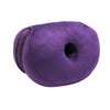 Memory Foam Donut Ring Waist Cushion Seat Chair Seat Pillow Purple