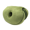 Memory Foam Donut Ring Waist Cushion Seat Chair Seat Pillow Army Green