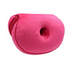 Memory Foam Donut Ring Waist Cushion Seat Chair Seat Pillow Rose Red