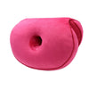 Memory Foam Donut Ring Waist Cushion Seat Chair Seat Pillow Rose Red