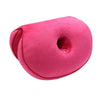 Memory Foam Donut Ring Waist Cushion Seat Chair Seat Pillow Rose Red