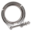 Stainless Steel V Band Downpipe Flange Clamp Turbo Exhaust Downpipe 2.5 Inch