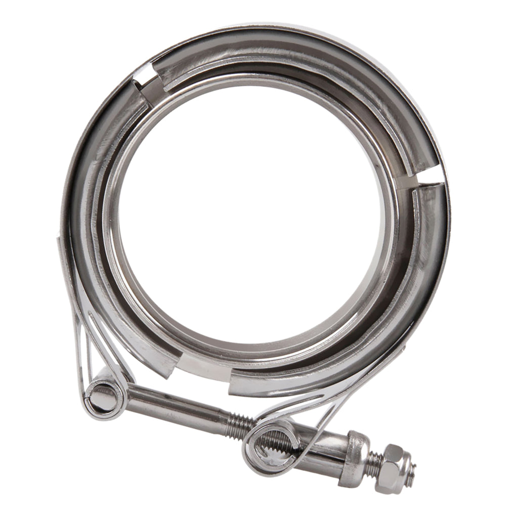 Stainless Steel V Band Downpipe Flange Clamp Turbo Exhaust Downpipe 2.5 Inch