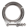 Stainless Steel V Band Downpipe Flange Clamp Turbo Exhaust Downpipe 3 Inch