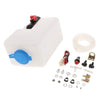 1Set Washer Tank Pump Bottle Kit Universal Windshield Wiper System Reservoir