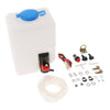 1Set Washer Tank Pump Bottle Kit Universal Windshield Wiper System Reservoir