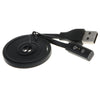 USB Charging Adapter Cable for Pebble Smart Watch Wrist Band Black