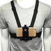 Chest Body Harness Mount Strap Cellphone Holder Bracket Mobile Phone Clip