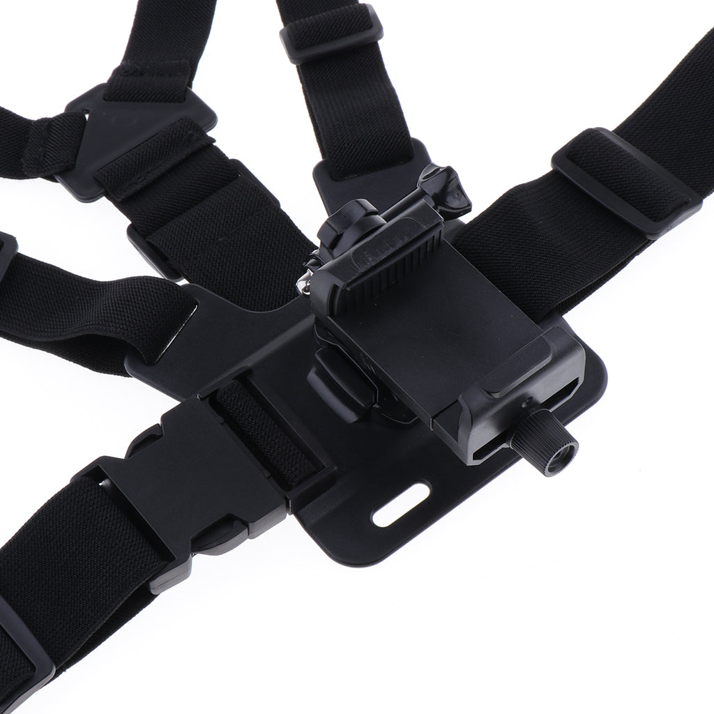 Chest Body Harness Mount Strap Cellphone Holder Bracket Mobile Phone Clip