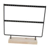 Iron Made Earring Display Rack Large Black