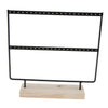 Iron Made Earring Display Rack Large Black