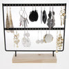 Iron Made Earring Display Rack Large Black