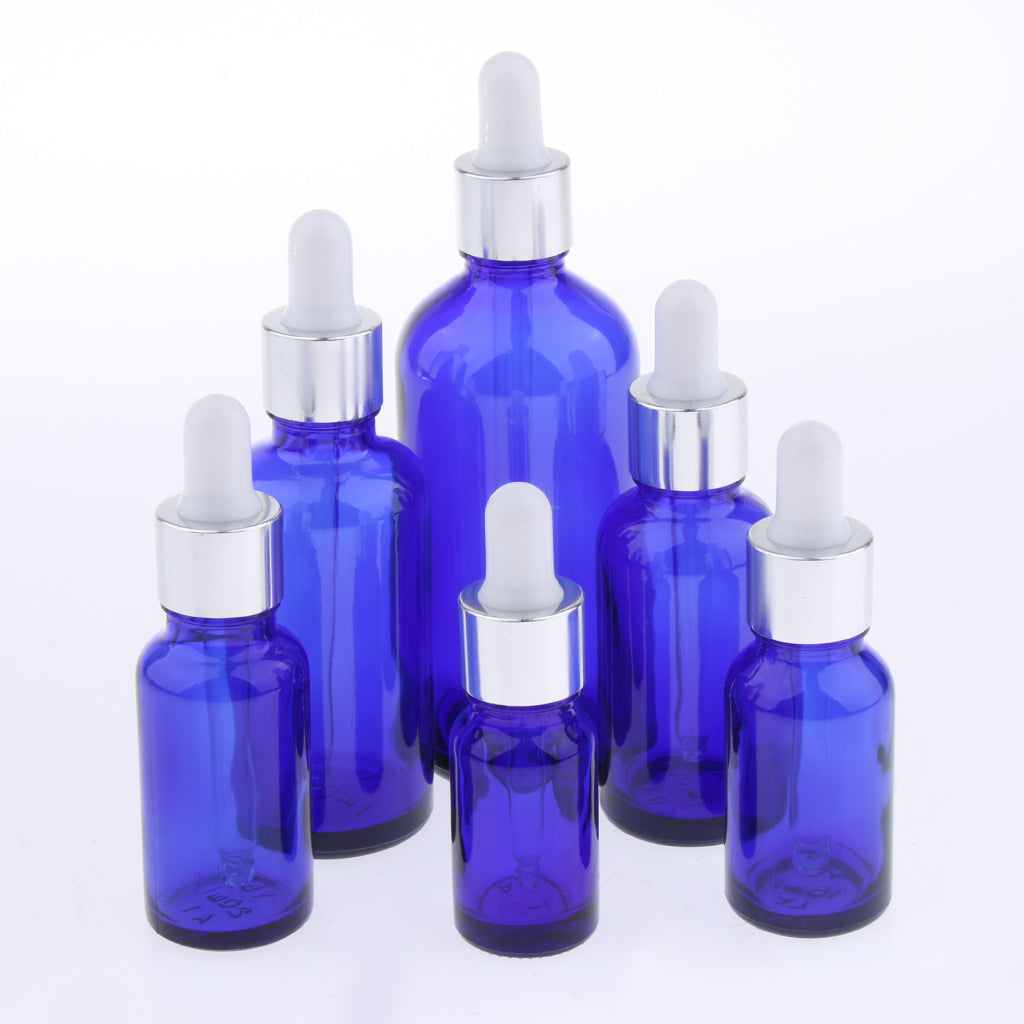 6Pcs Glass Eye Dropper Dispenser Bottles for Essential Oils Perfume 10ML