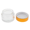 5 Pieces Aluminum Cap Glass Cream Empty Lip Balm Nail Arts Container Jars 30g