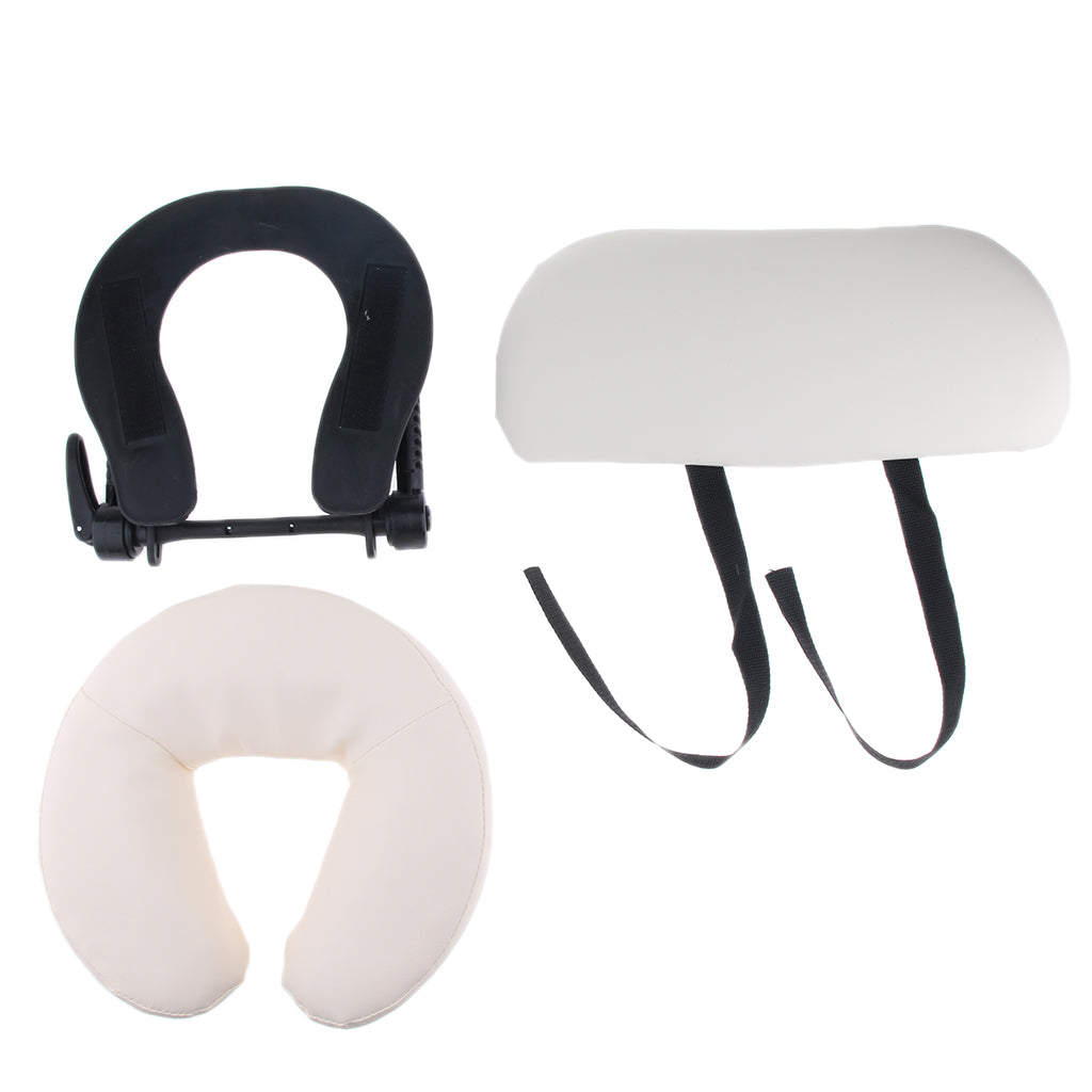 3Pcs Face Cradle Cushion Pad Arm Support Pillow Set for MassageTable Bed