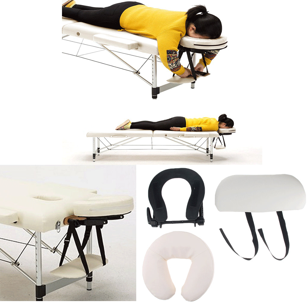 3Pcs Face Cradle Cushion Pad Arm Support Pillow Set for MassageTable Bed