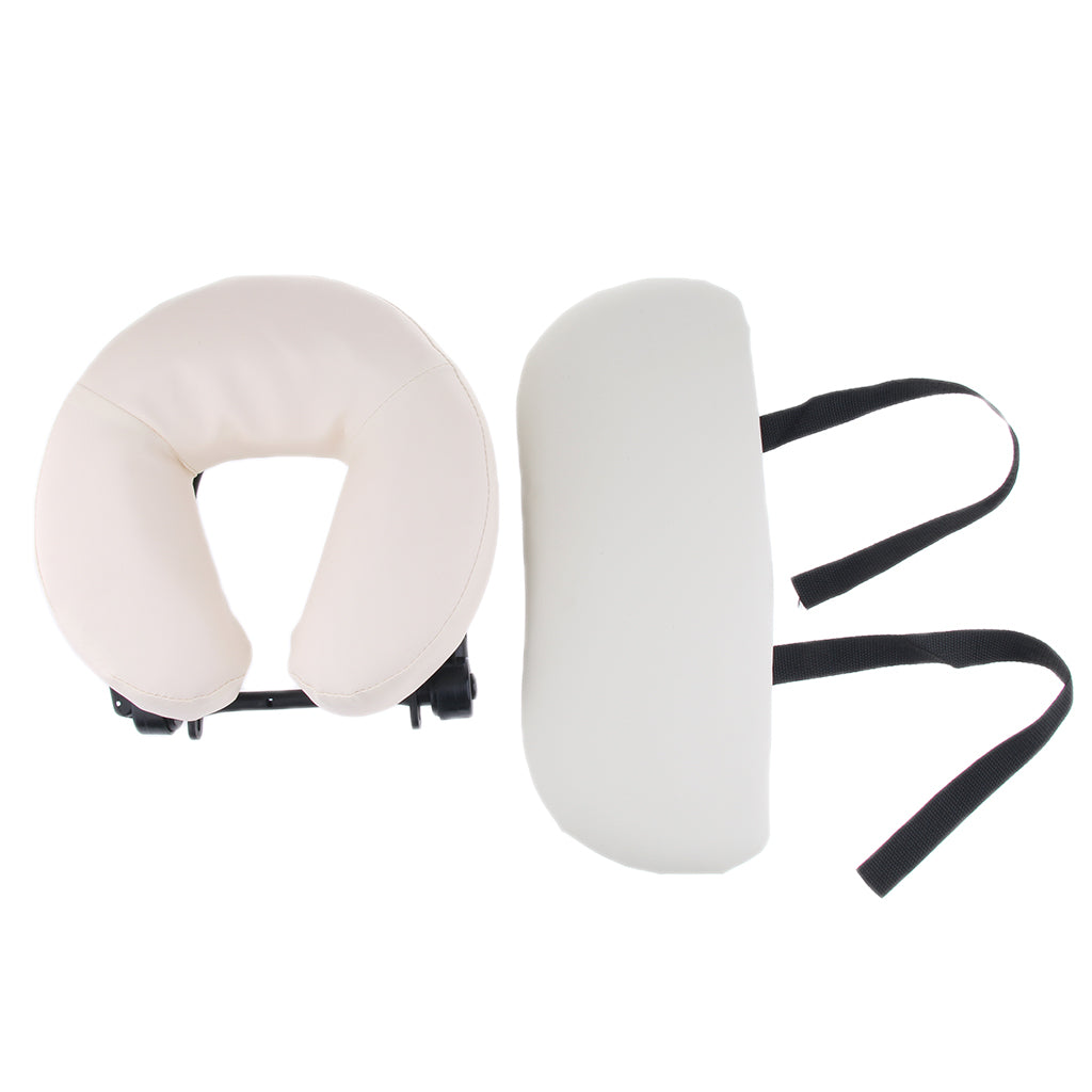 3Pcs Face Cradle Cushion Pad Arm Support Pillow Set for MassageTable Bed