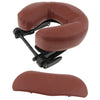 3pcs Face Cradle Cushion Arm Support Pillow Set for Massage Table Bed Red