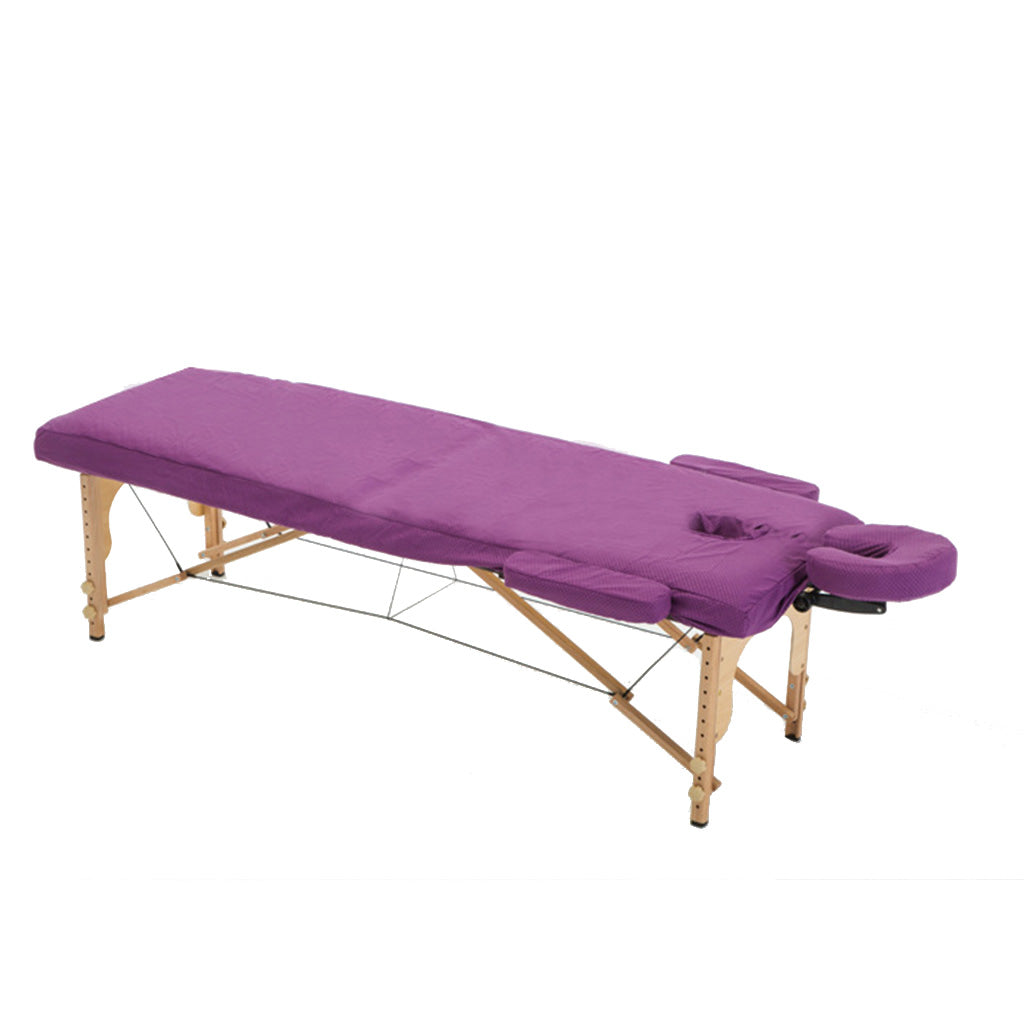 Acupuncture Massage Table Bed Fitted Pad Face Cradle Hand Pillow Cover Rose Red