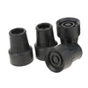 4 Pieces Walking Stick Ferrule Rubber Crutch Tips Bottom End Protector 19mm