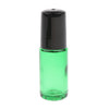 20 Pieces Portable Travel 5ml Essential Oil Glass Roller Bottles Light Green