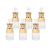 6 Pieces Glass Pipette Eye Dropper Bottles For Essential Oil Makeup 50ML