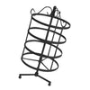 4 Tiers Metal Rotating EarringS Display Stand Jewelry Holder Rack Black