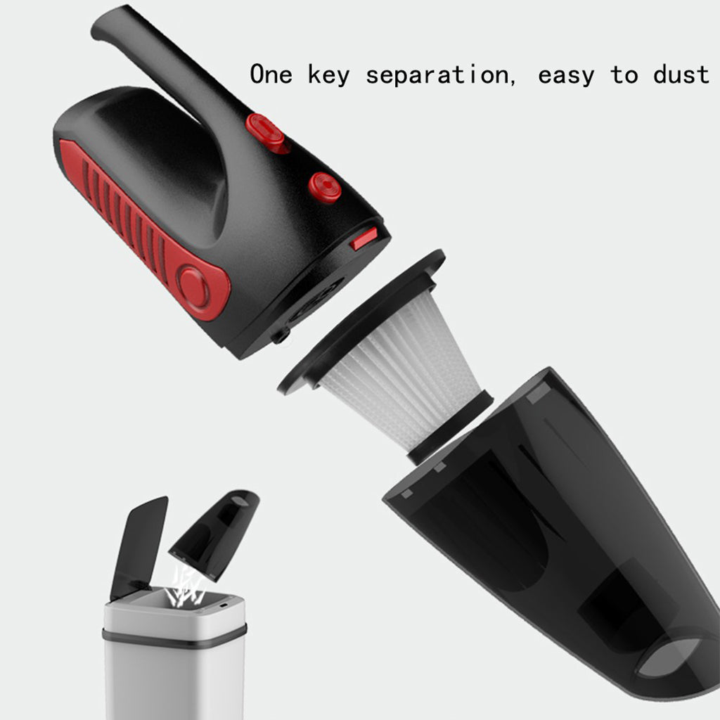 Mini Handheld 12V 120W Dust Car Vacuum Cleaner Wet & Dry Auto Vehicle