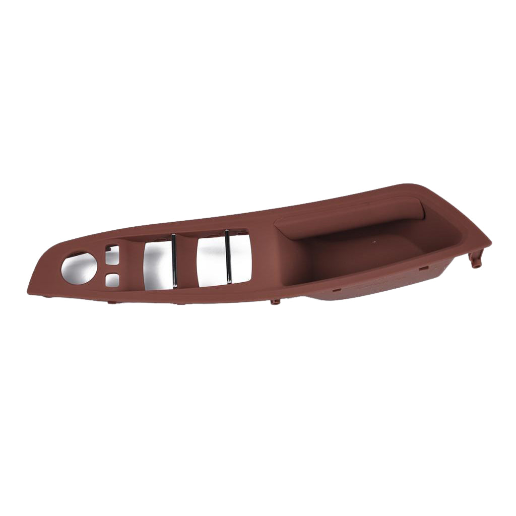 Front Left Door Handle Window Switch Panel Interior Frame for BMW Red Brown