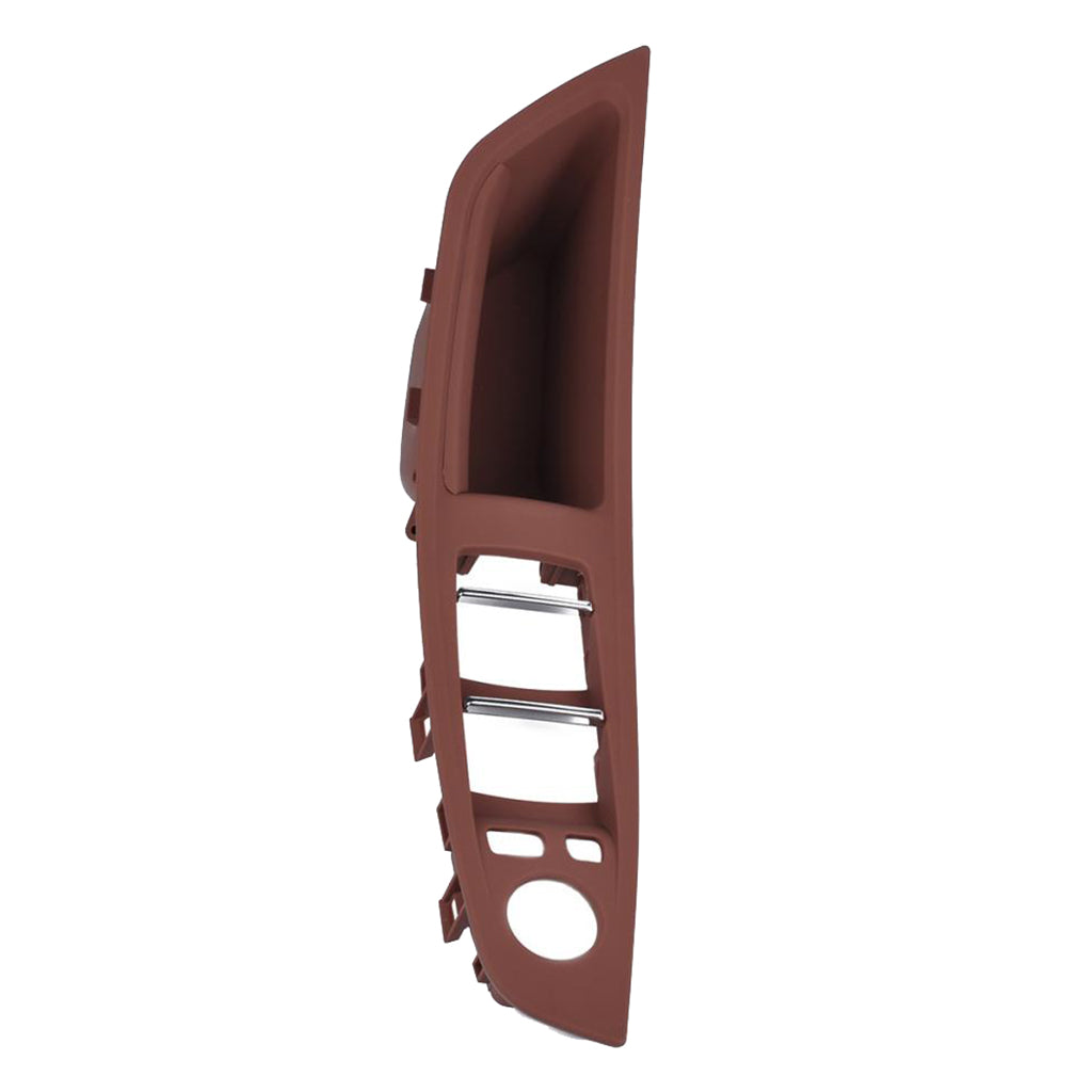 Front Left Door Handle Window Switch Panel Interior Frame for BMW Red Brown