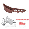 Front Left Door Handle Window Switch Panel Interior Frame for BMW Red Brown