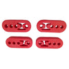 Universal Polyurethane Muffler Exhaust Hanger Hangers 4PCS Red